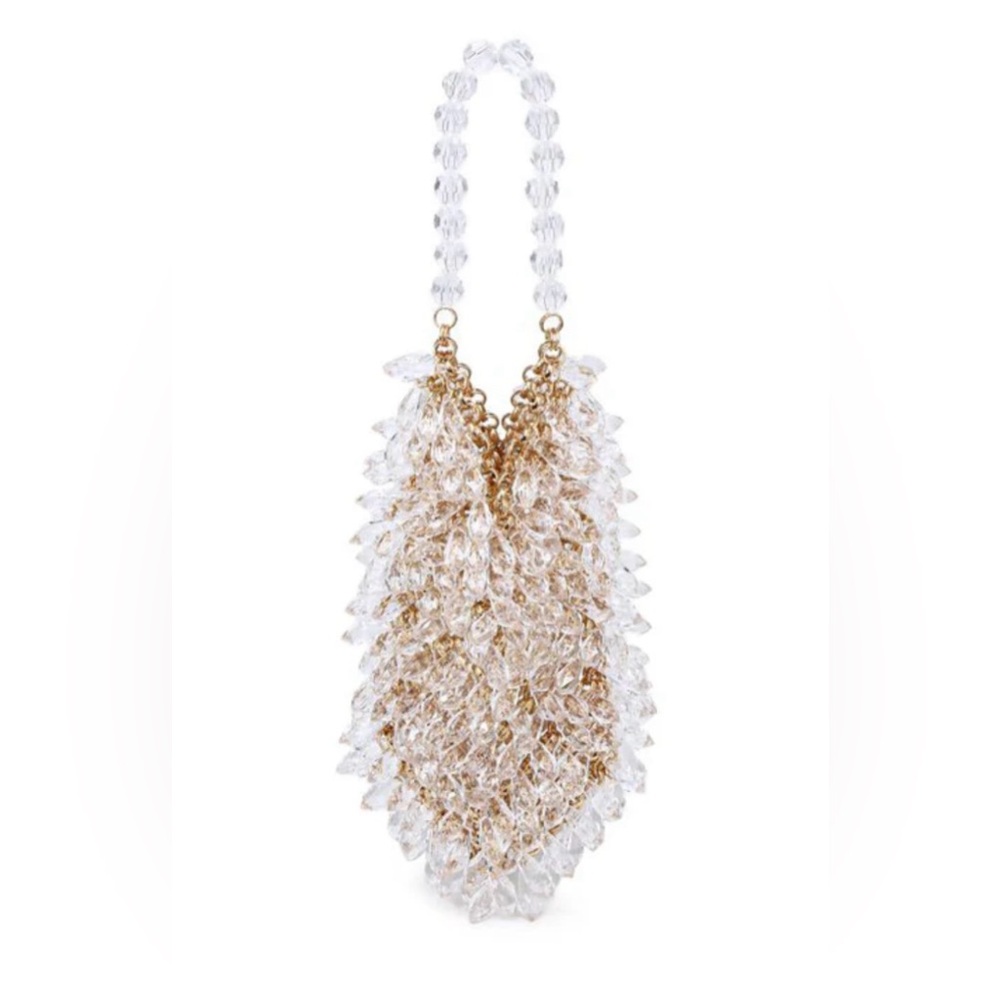Elegant Crystal Beaded mini bag